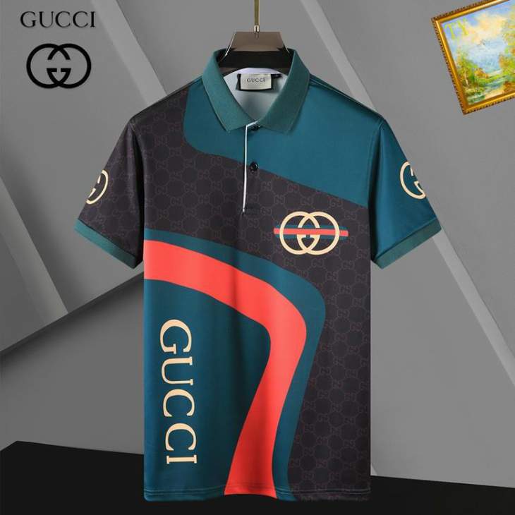 Picture of Gucci Polo Shirts Short _SKUGuccim-3xl25t0227770